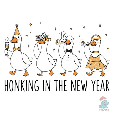 Honking in the New Year 2026 Goose