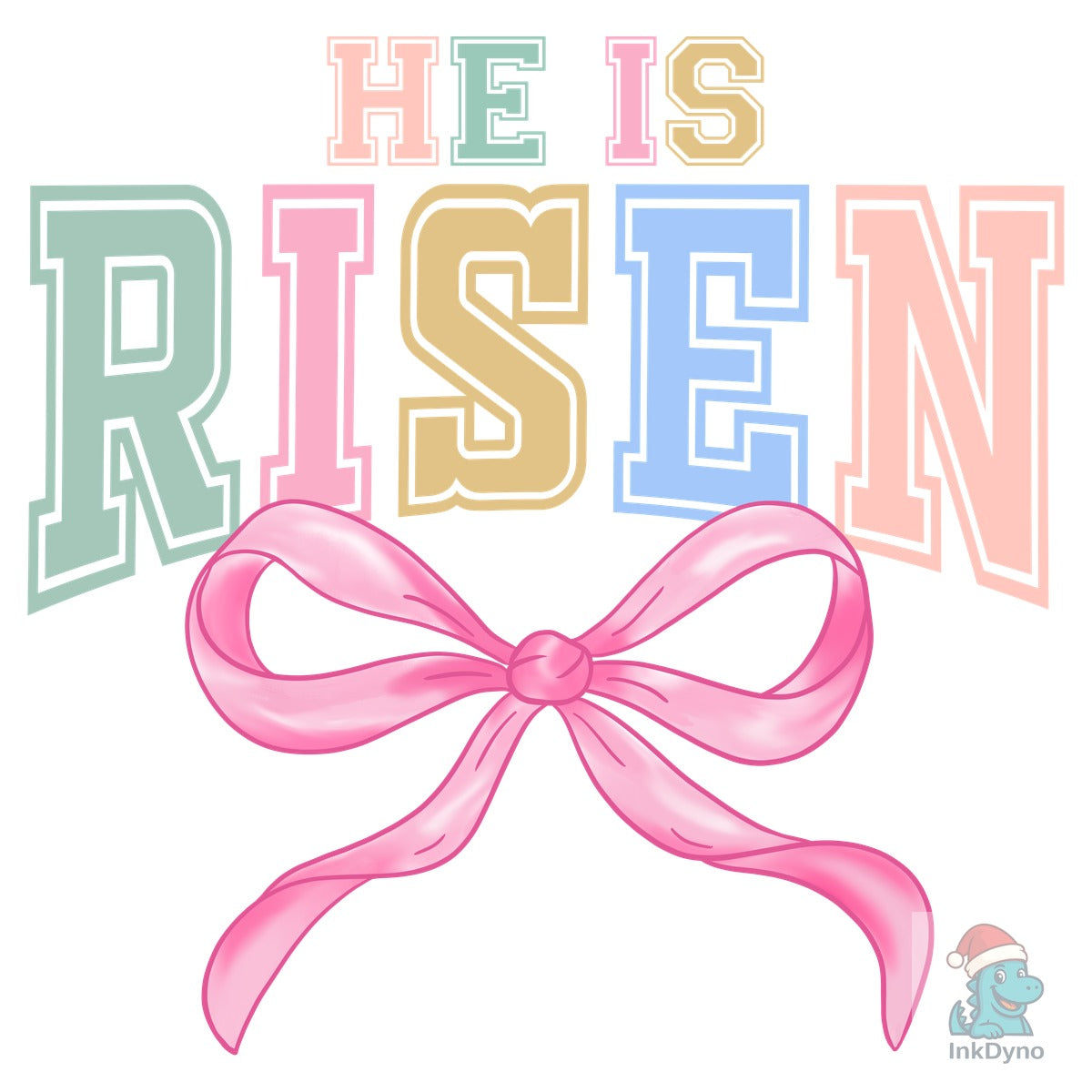 He is Risen Easter Christian Coquette