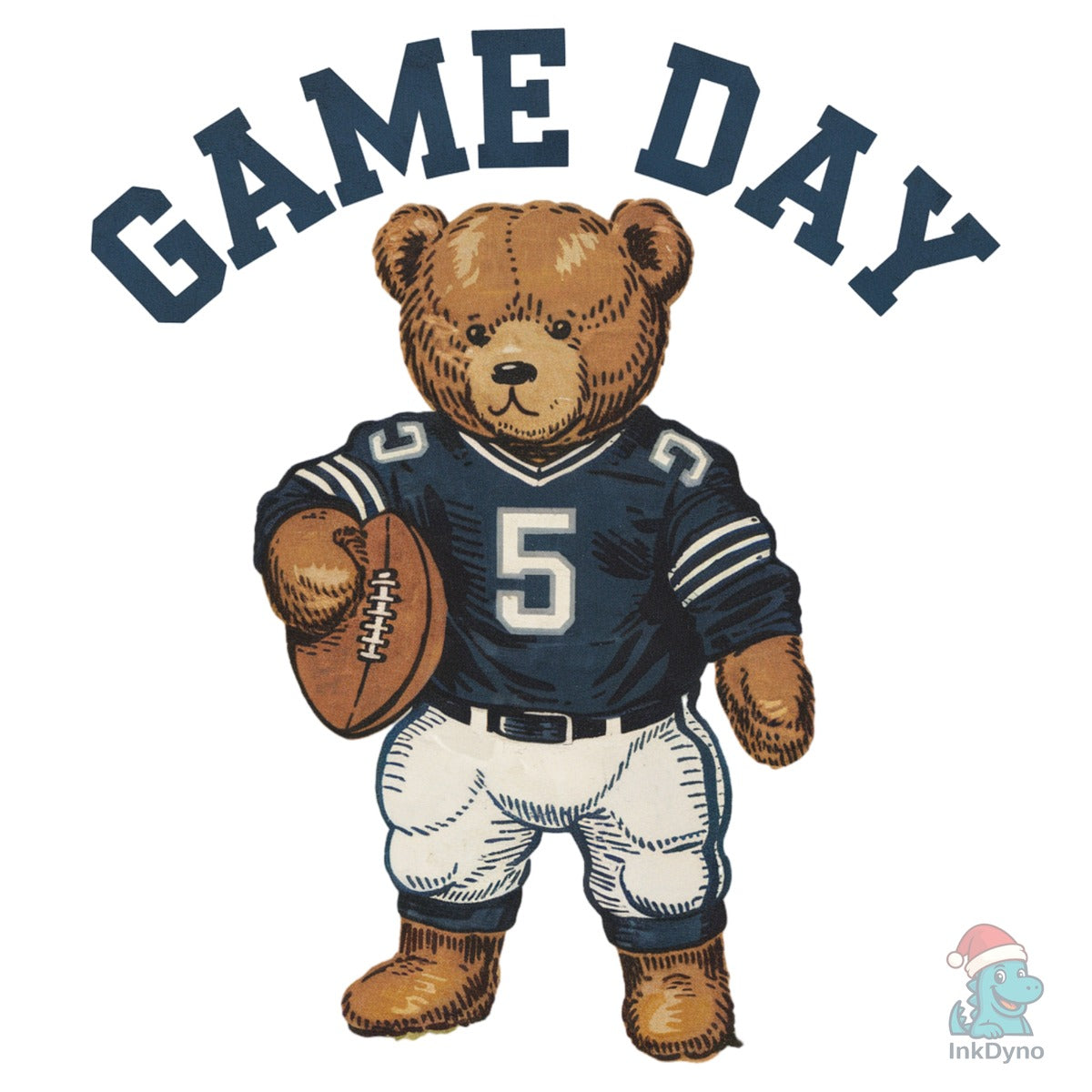 Game Day Football Vintage Bear College