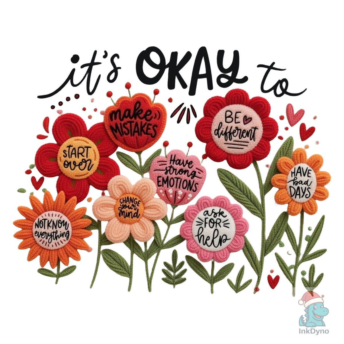 Faux Yarn It's Okay to Boho Floral