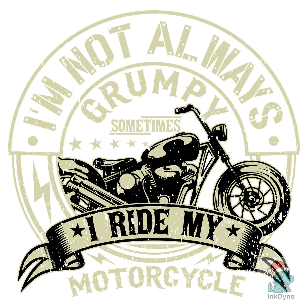 Motorcycle Vector T Shirt Design