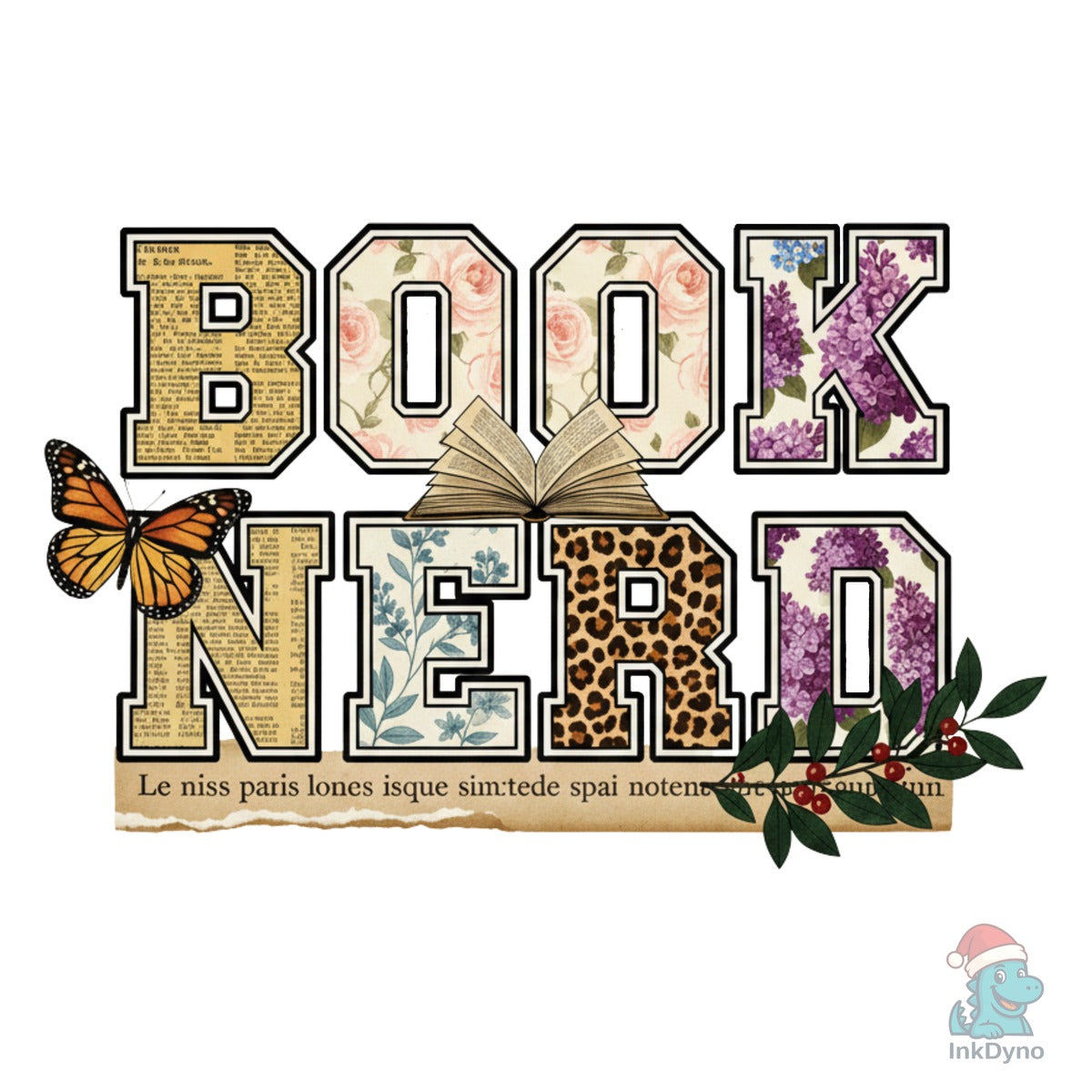 Trendy Book Lover Sublimation Book Nerd
