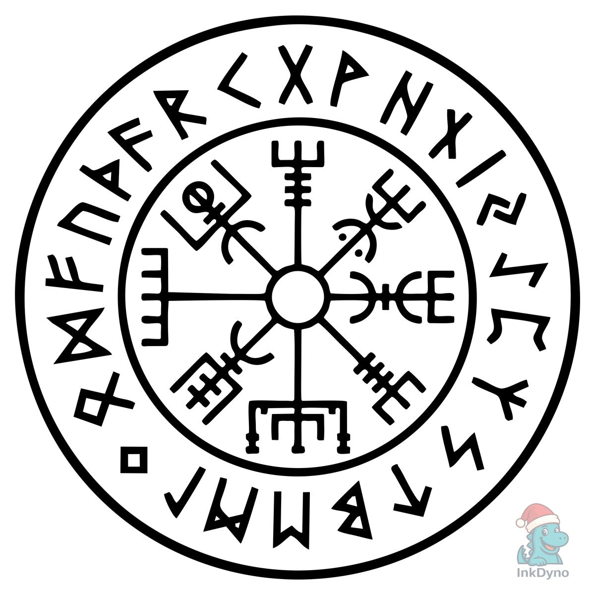 Vegvisir Viking Compass Amulet