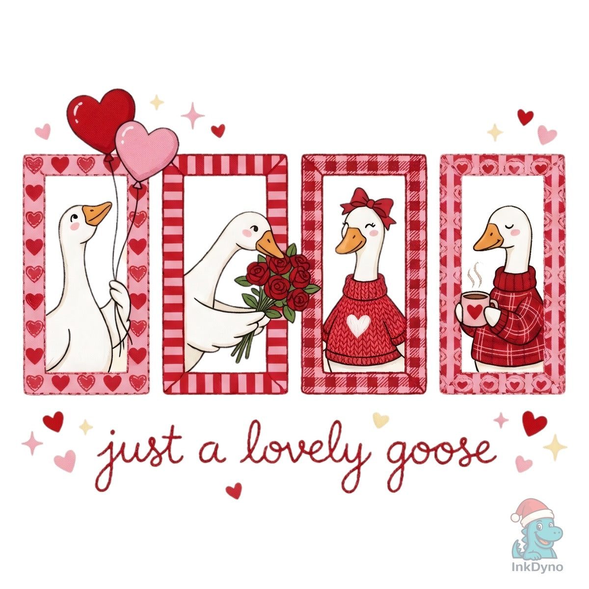 Silly Goose Funny Valentine Coquette