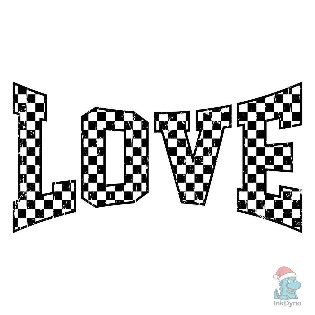 Valentine Varsity Retro Checkered Love