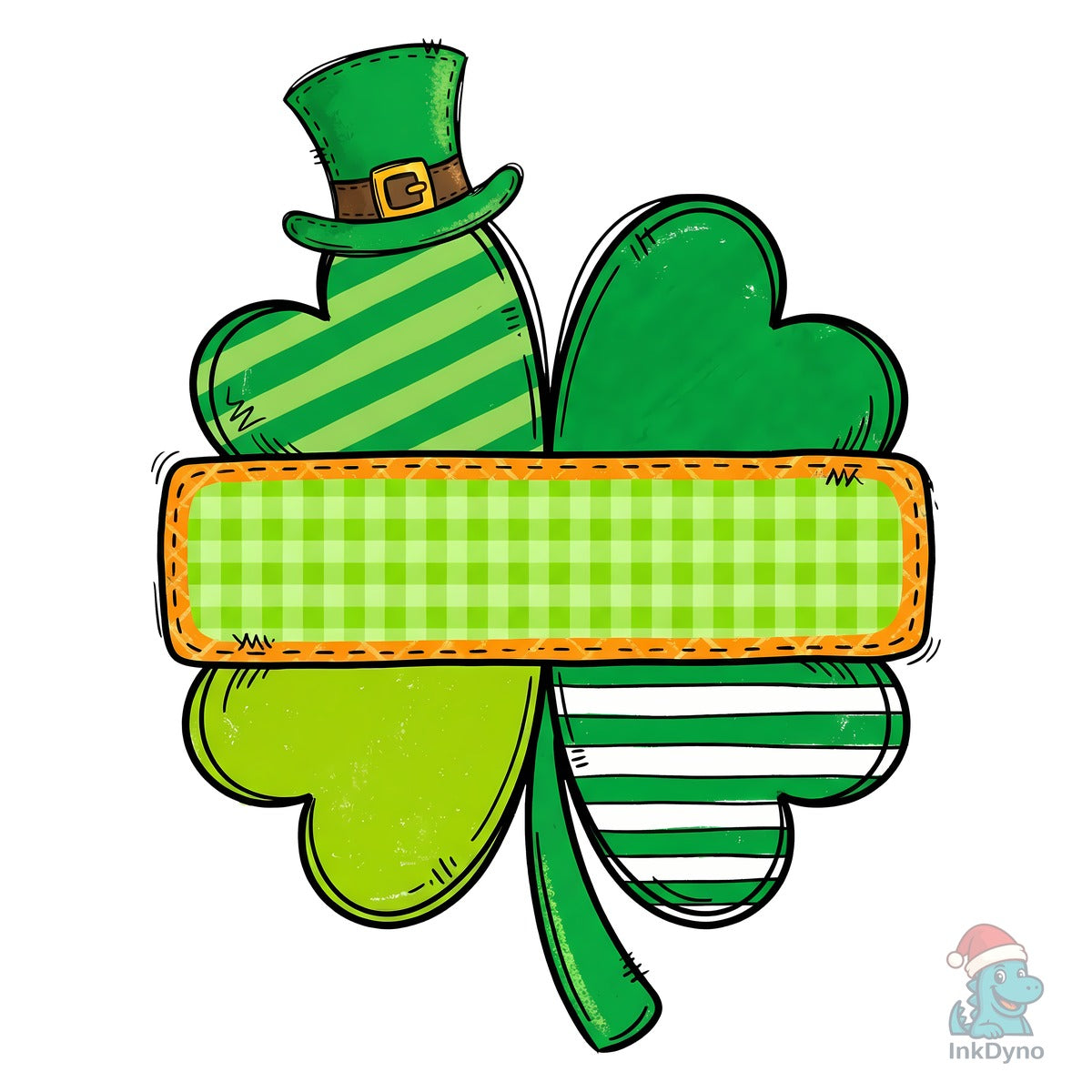 Personalized St Patrick's Day Shamrock