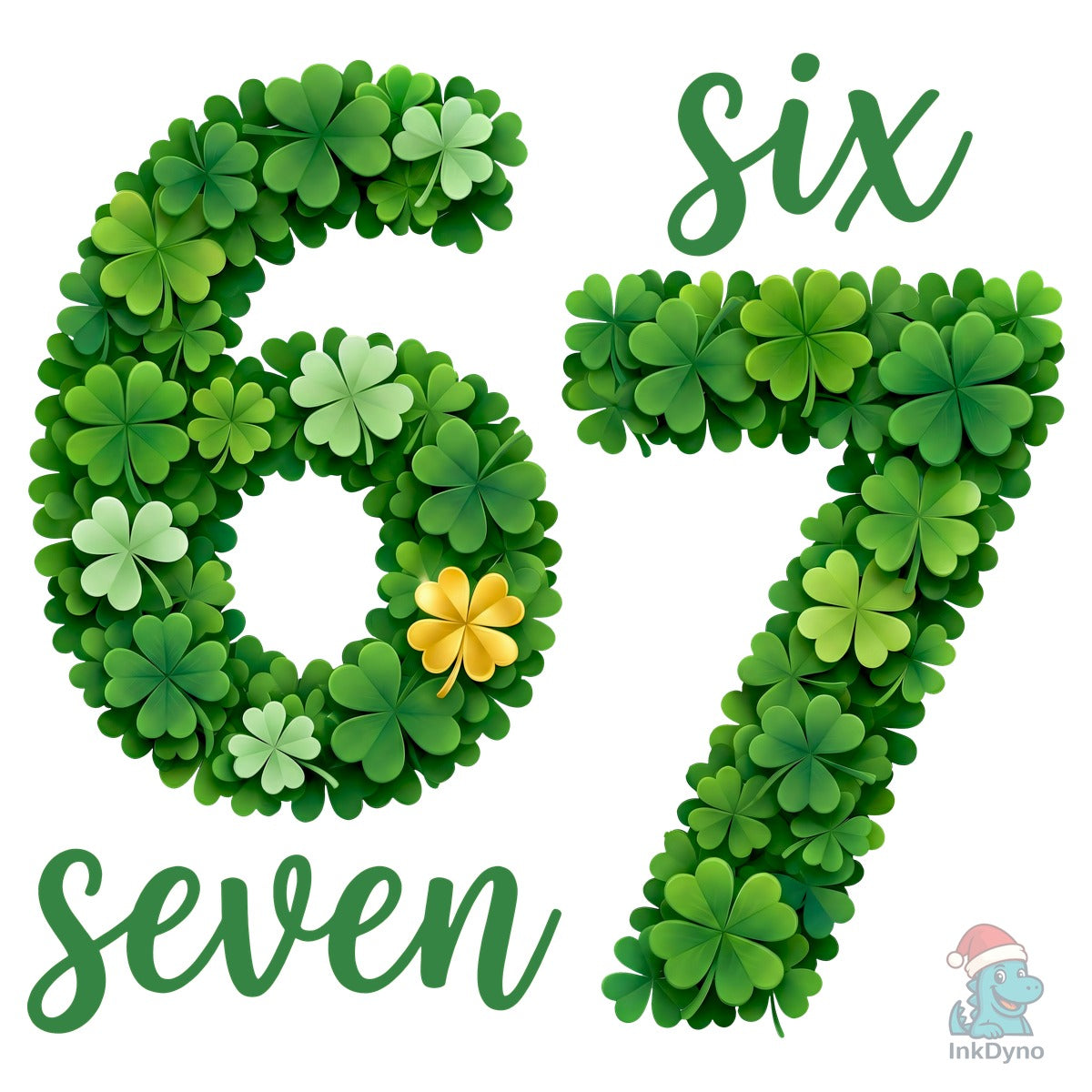 Six Seven Shamrock St Patrick's Day