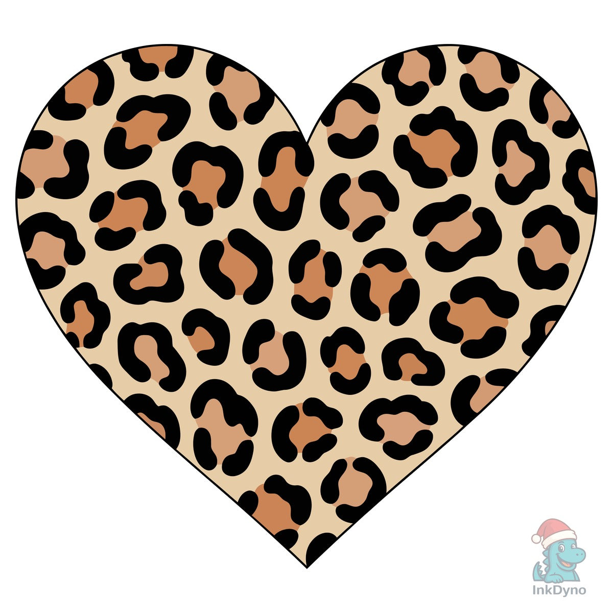 Leopard Heart Love Valentine's Day