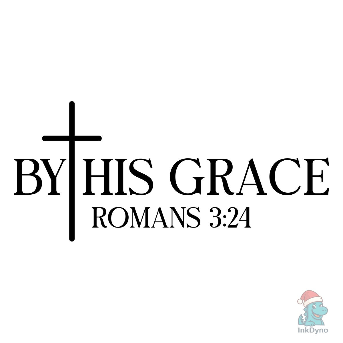 By His Grace Christian Shirt Jesus