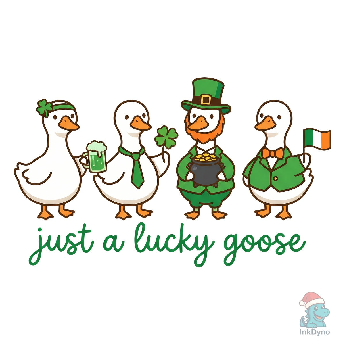 Just a Lucky Goose St. Patrick's Day
