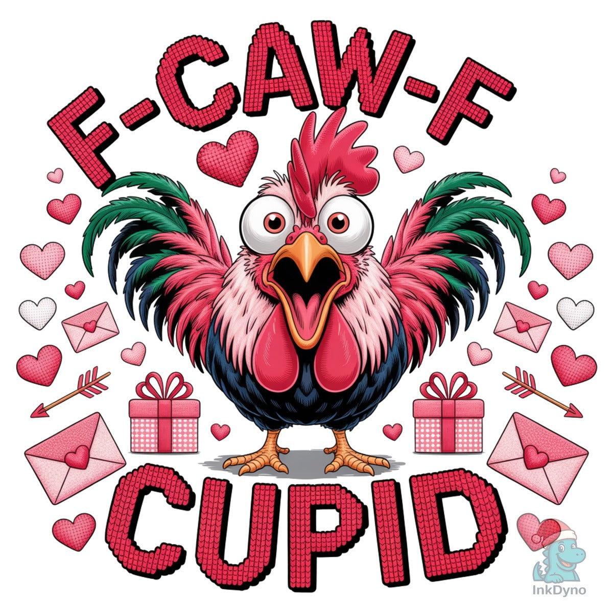 F-Caw-F Cupid Valentine Rooster