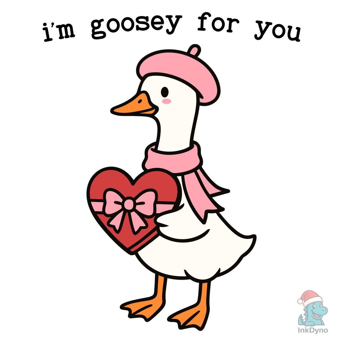 Goosey for You Valentine Goose