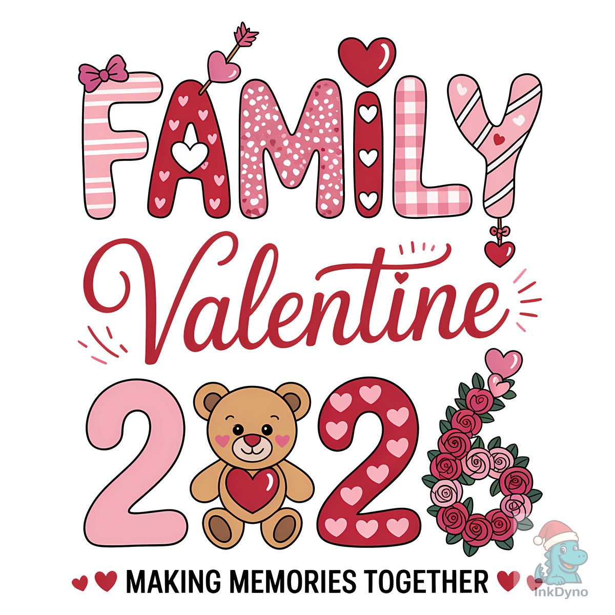 Family Valentine 2026 Love Day Shirt