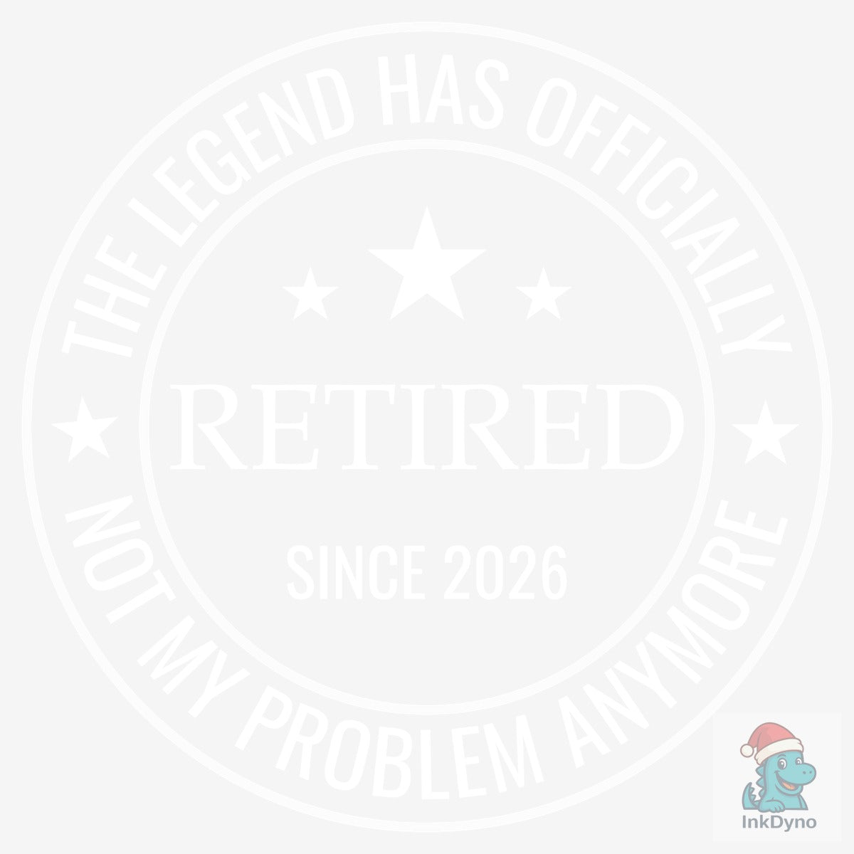 Legendary Retirement Badge Vintage Desig