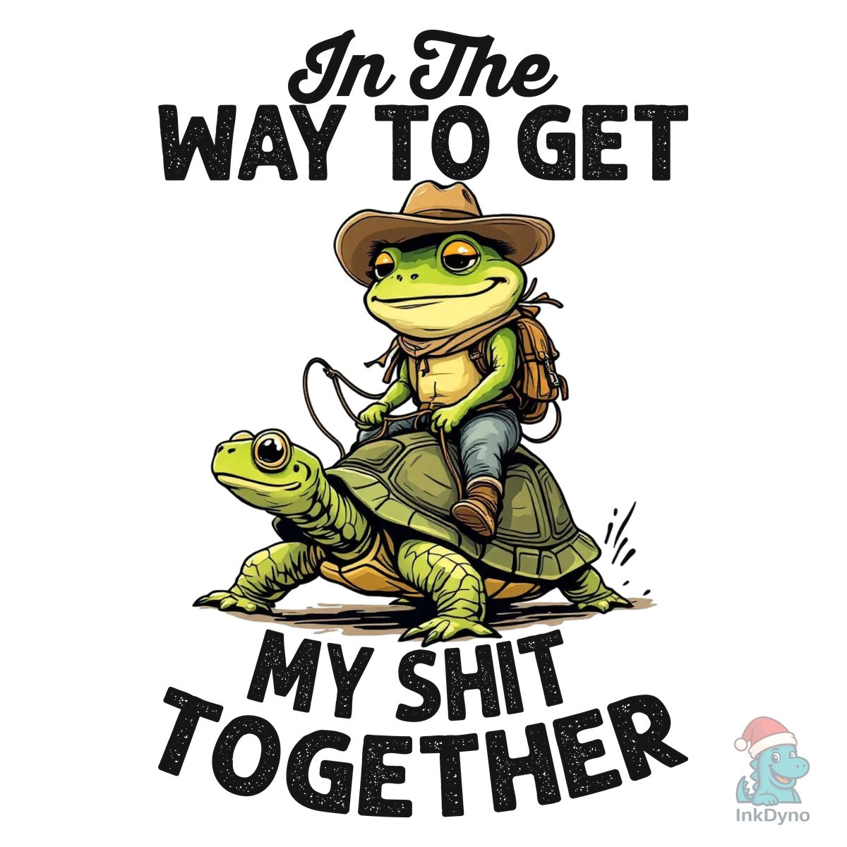Western Cowboy Funny Frog Turtle