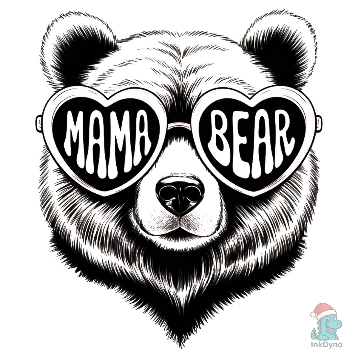 Mama Bear Face Sunglasses Mother's Day