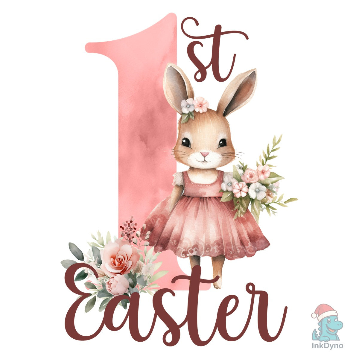 Pink 1st Easter Bunny Easter