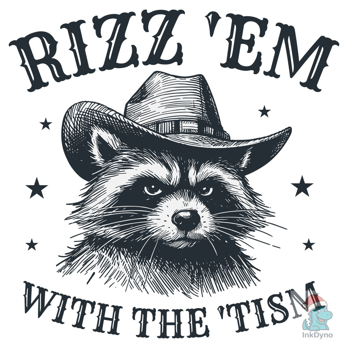 Raccoon Rizz Em with the Tism Shirt