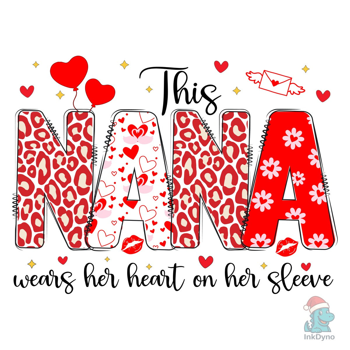 Wears Heart on Her Sleeve