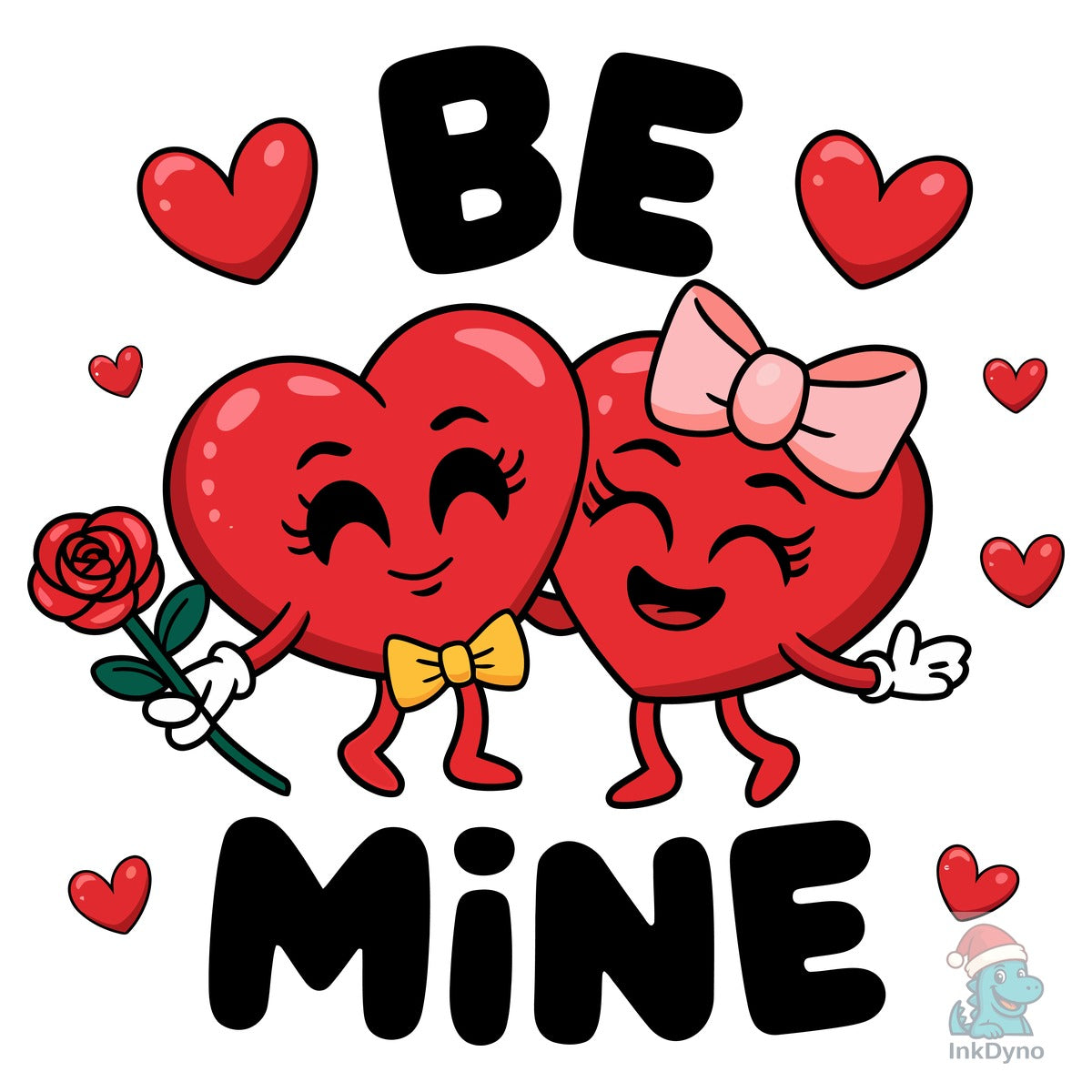 Be Mine Valentin's Day Tshirts Design
