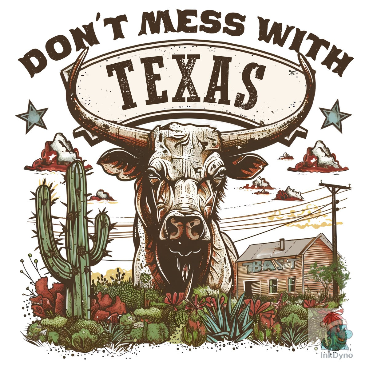 Don't Mess With Texas Longhorn