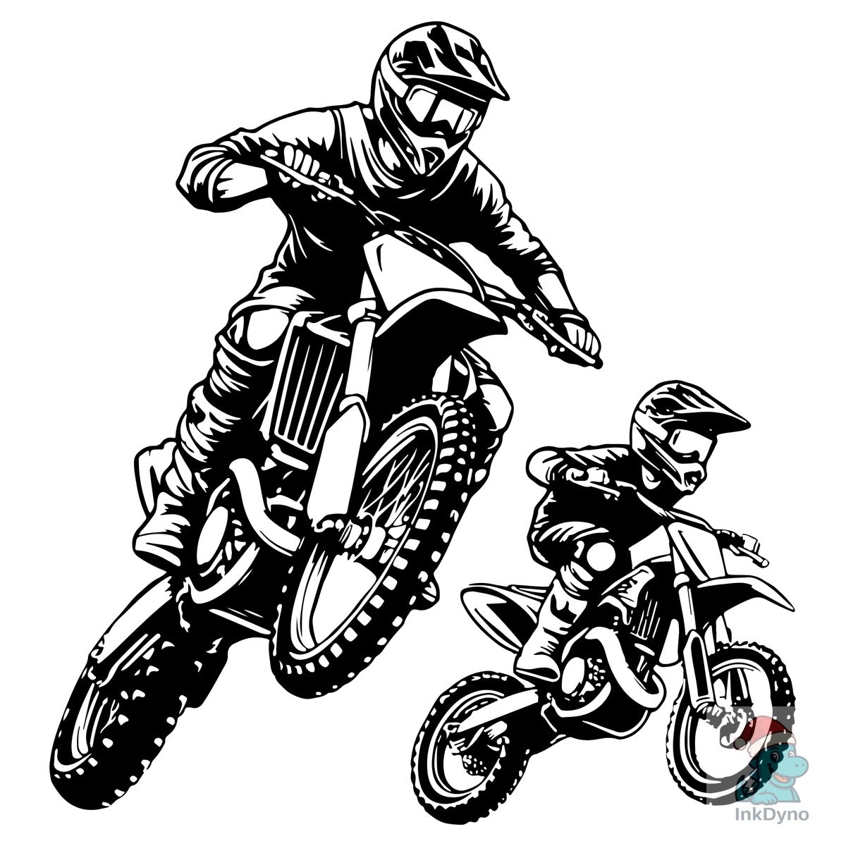 Father and Son Motocross
