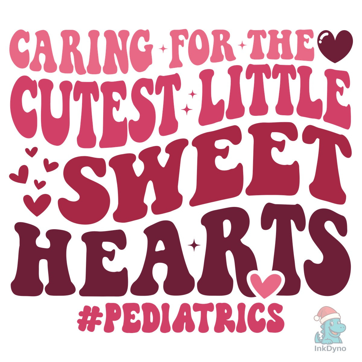 Pediatric Nurse Valentine Retro