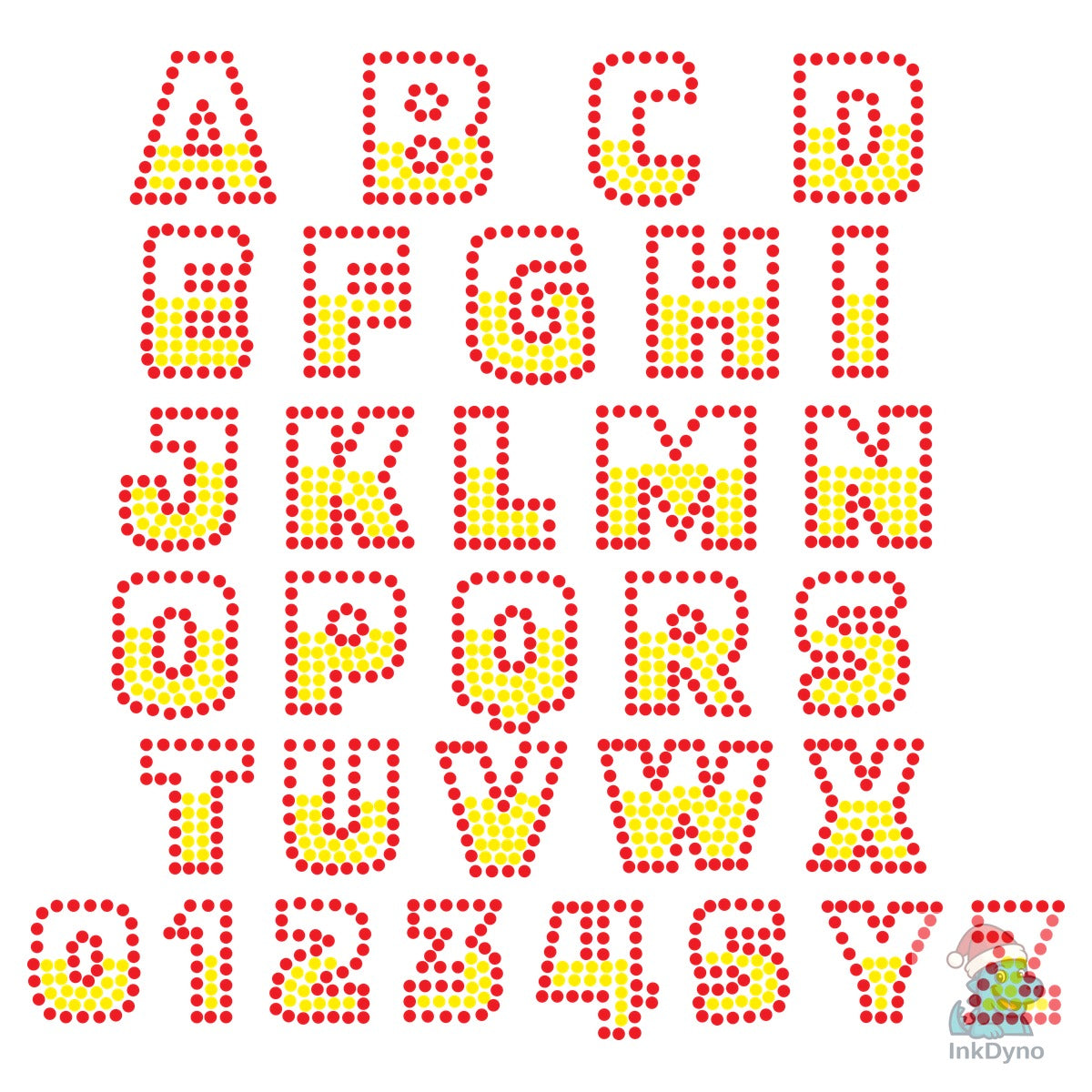 Rhinestone Alphabet & Numbers