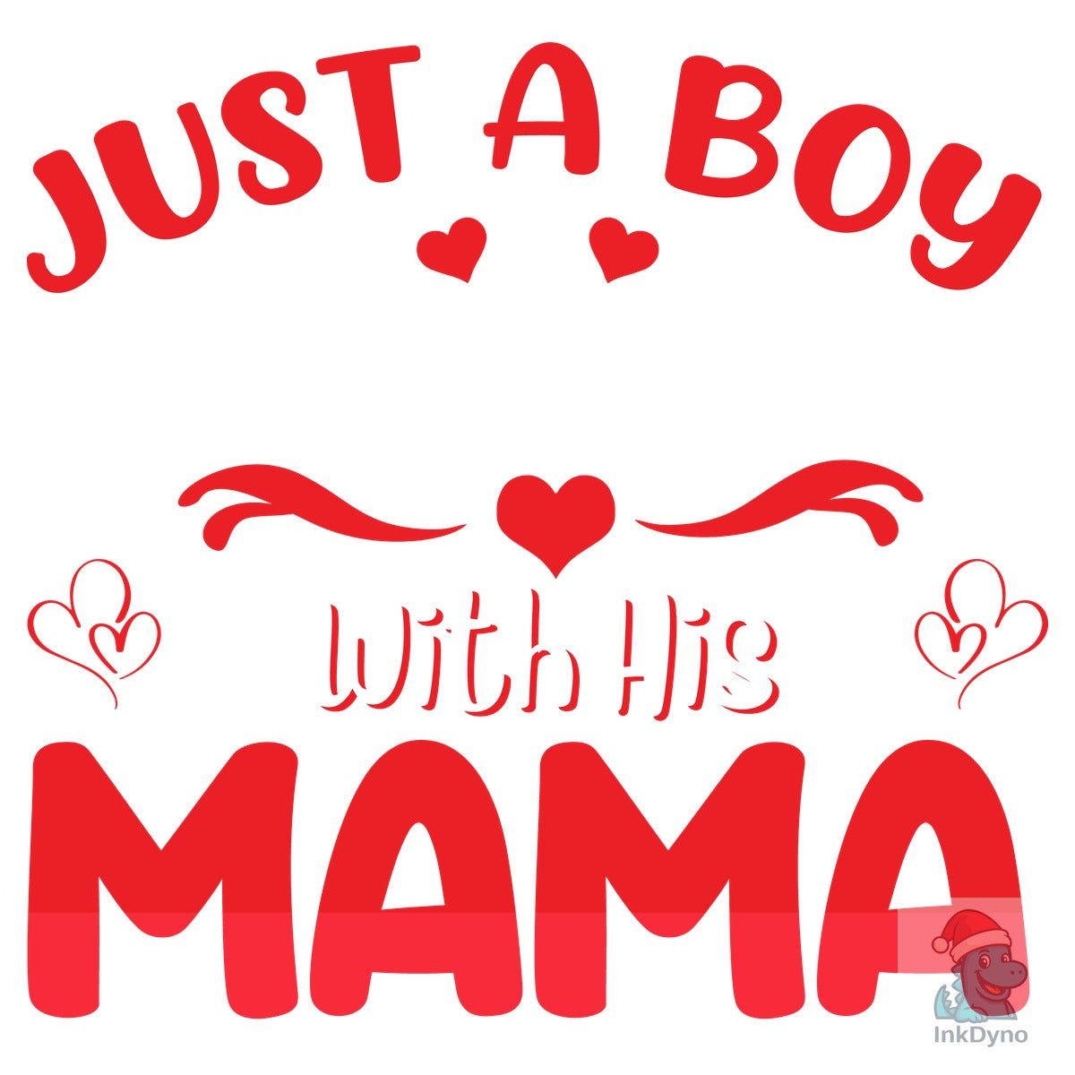 Just a Boy with His Mama Valentine's Day