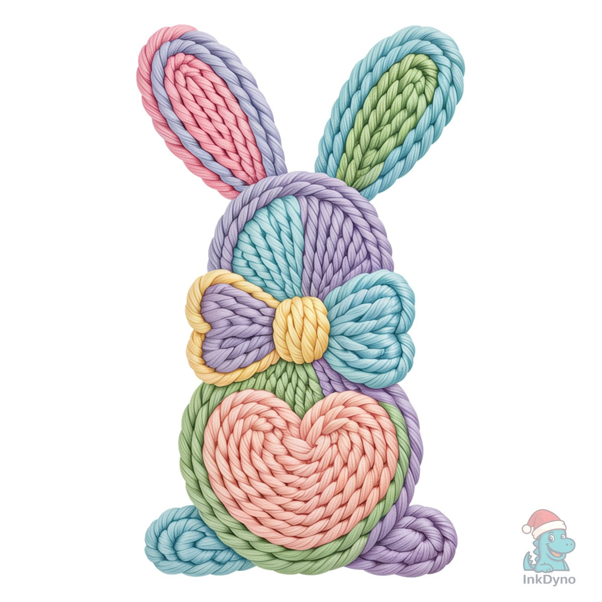 Faux Yarn Bunny Faux Easter