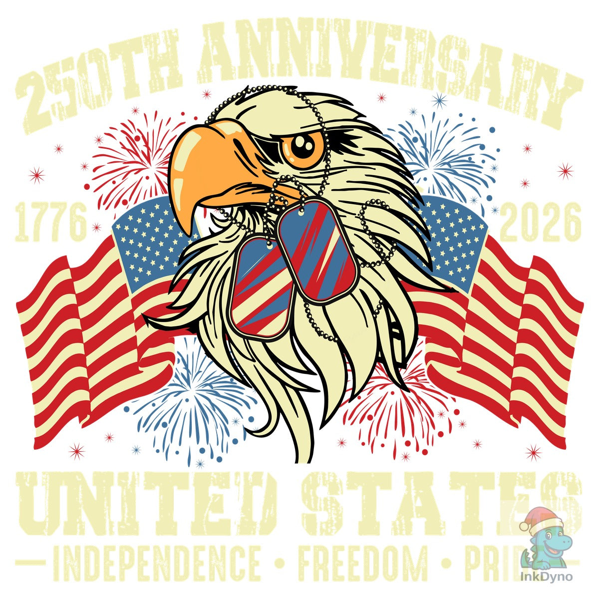 USA 250th Anniversary T-shirt Design
