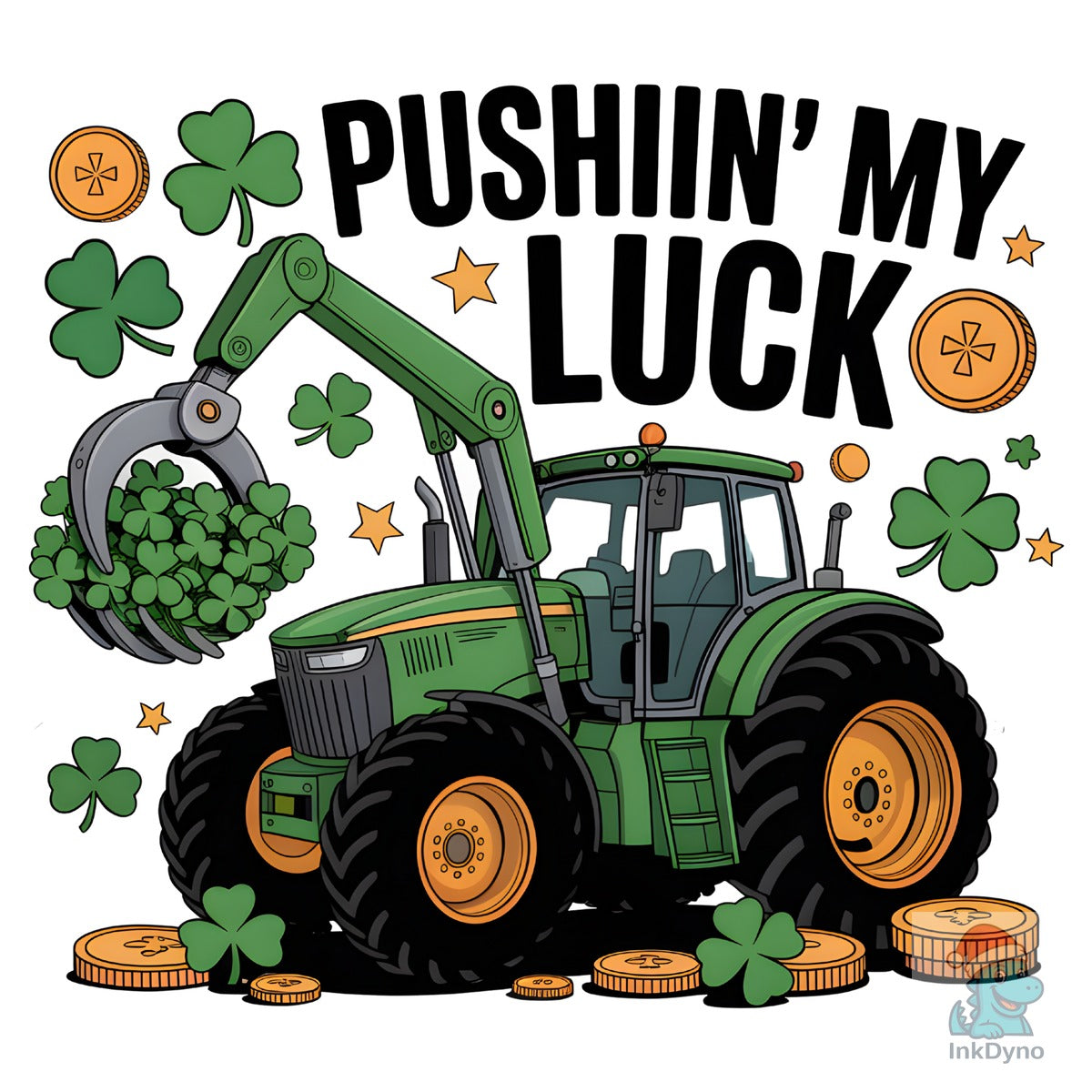 Pushin My Luck St Patrick Tractor