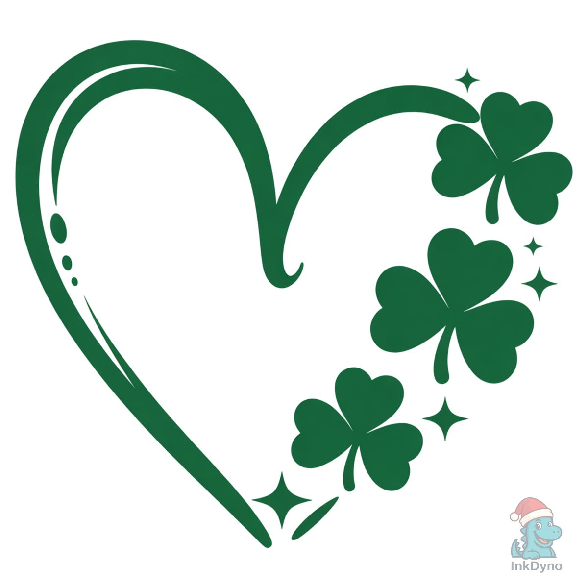 Clover Heart St. Patrick's Day