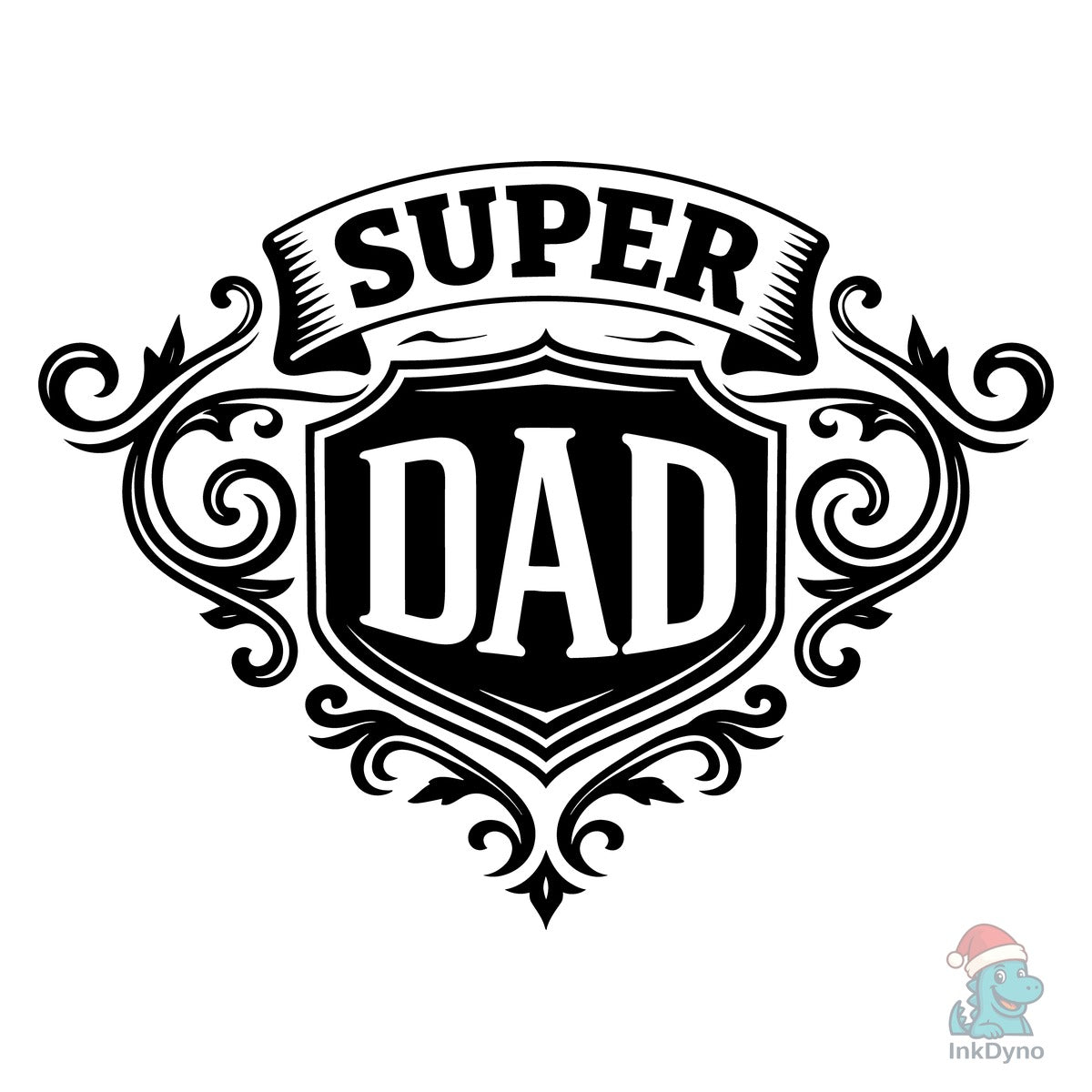 Super Dad Ornamental Shield