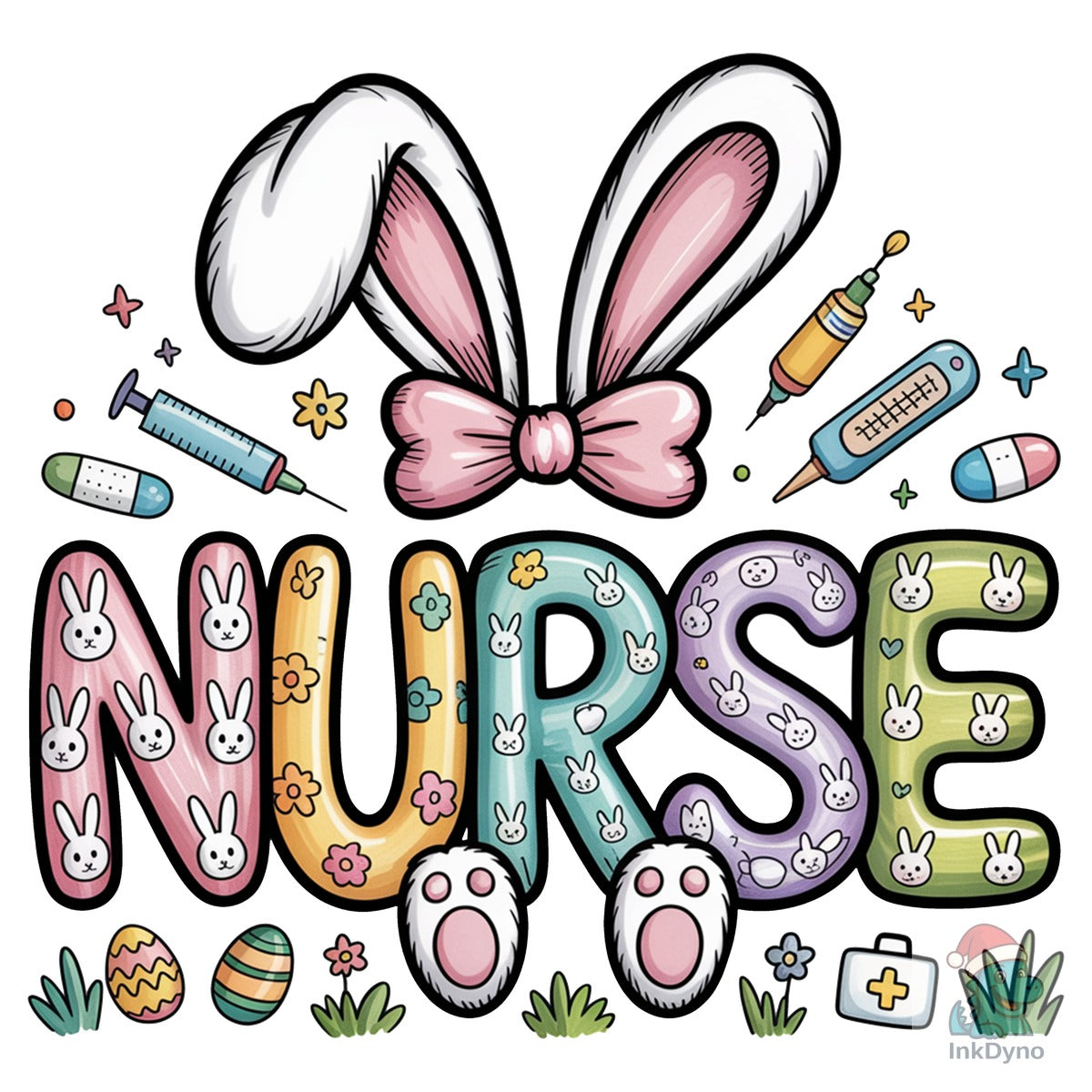 Easter Nurse Nurse Coquette Bow