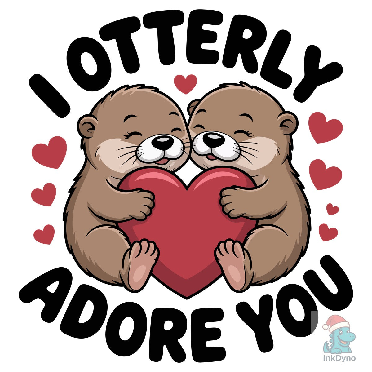 Cute Otter Valentine's Day