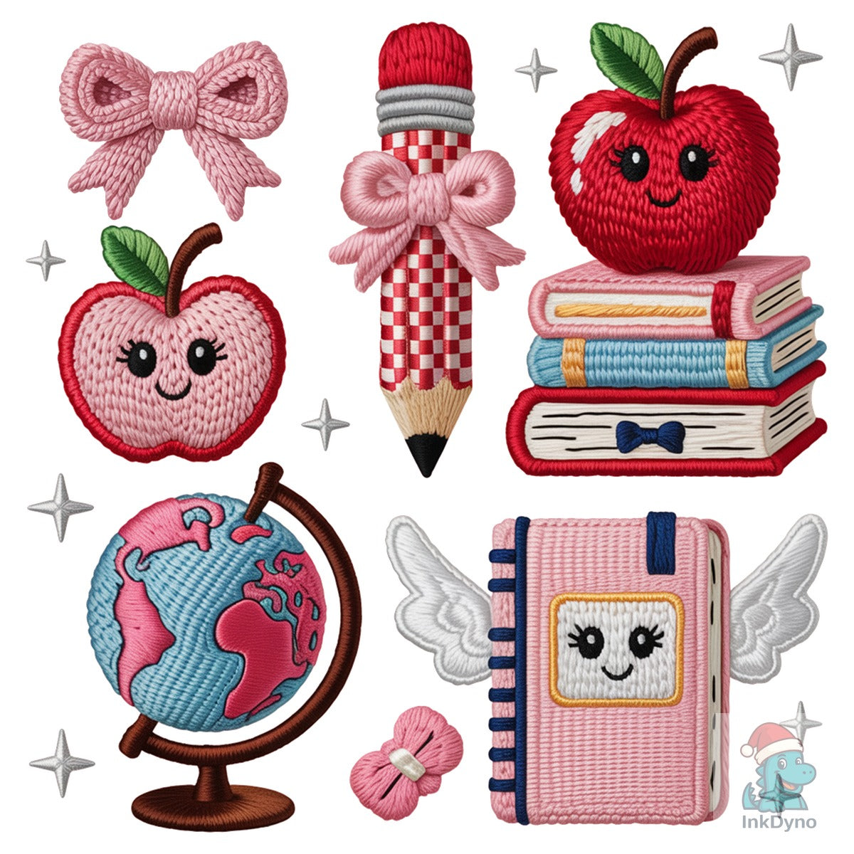 Teacher Valentine Faux Yarn School