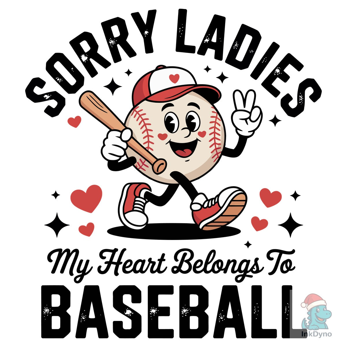 Baseball Funny Valentine T-Shirt Designs
