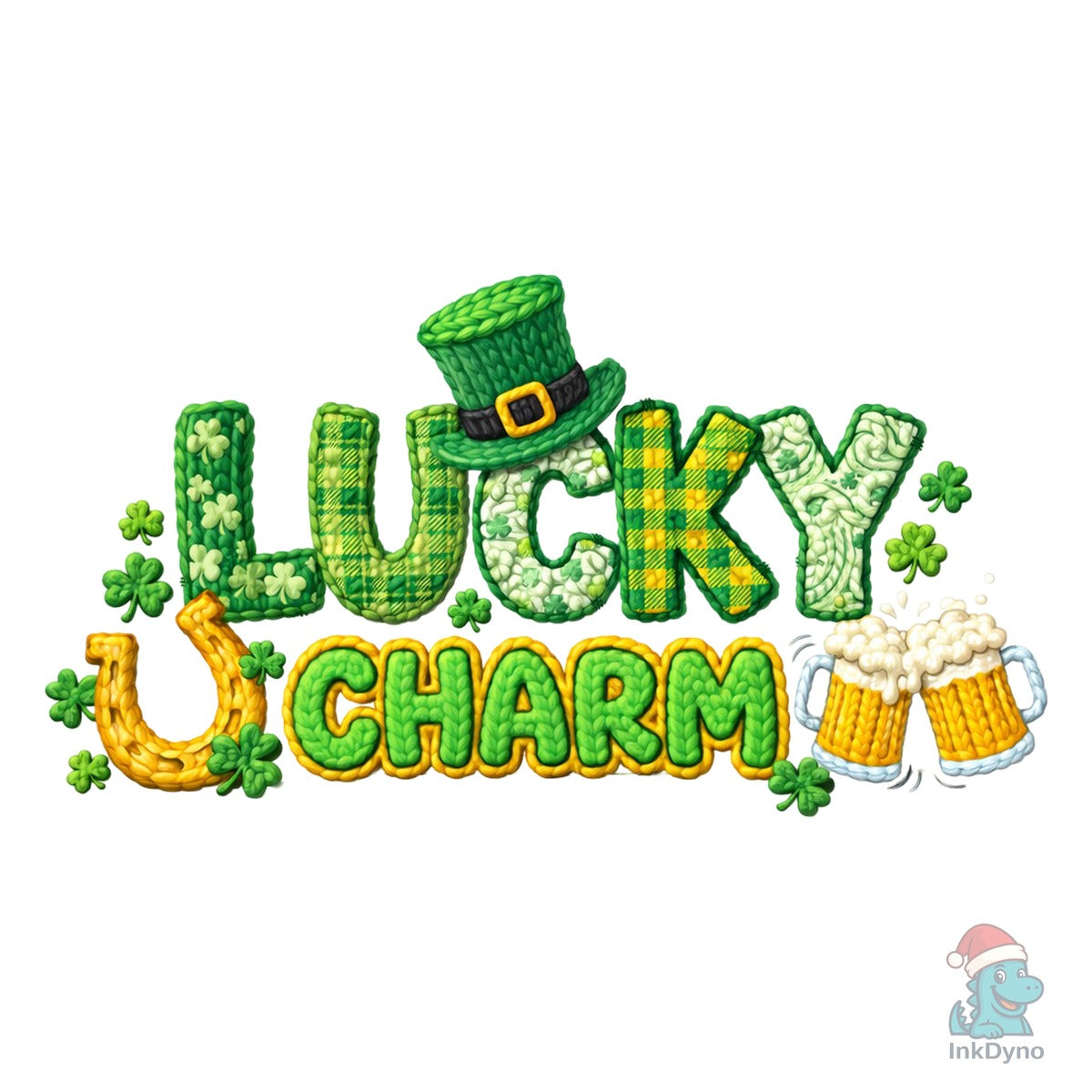 Crochet LUCKY St. Patrick's Day