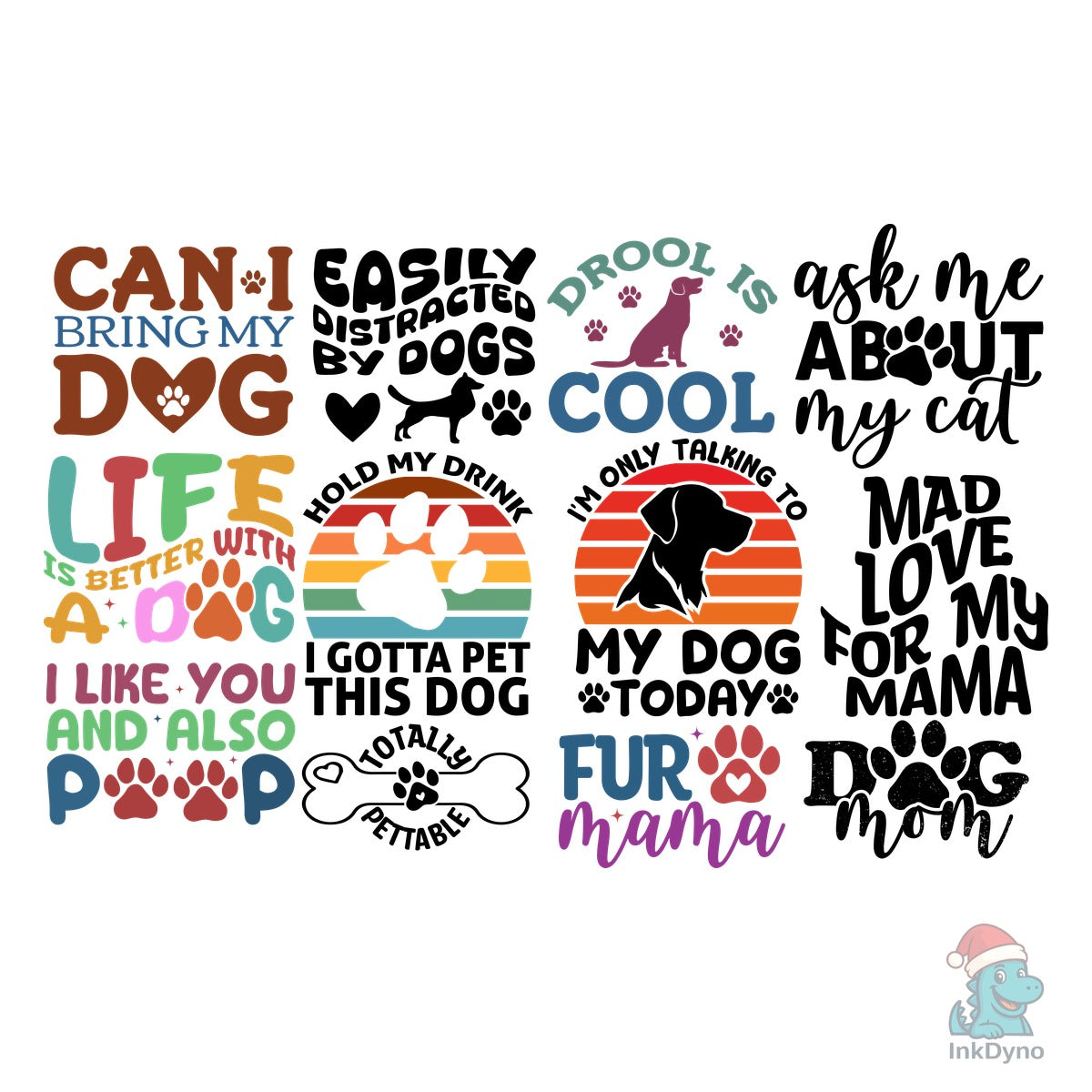 Retro Cute Dog