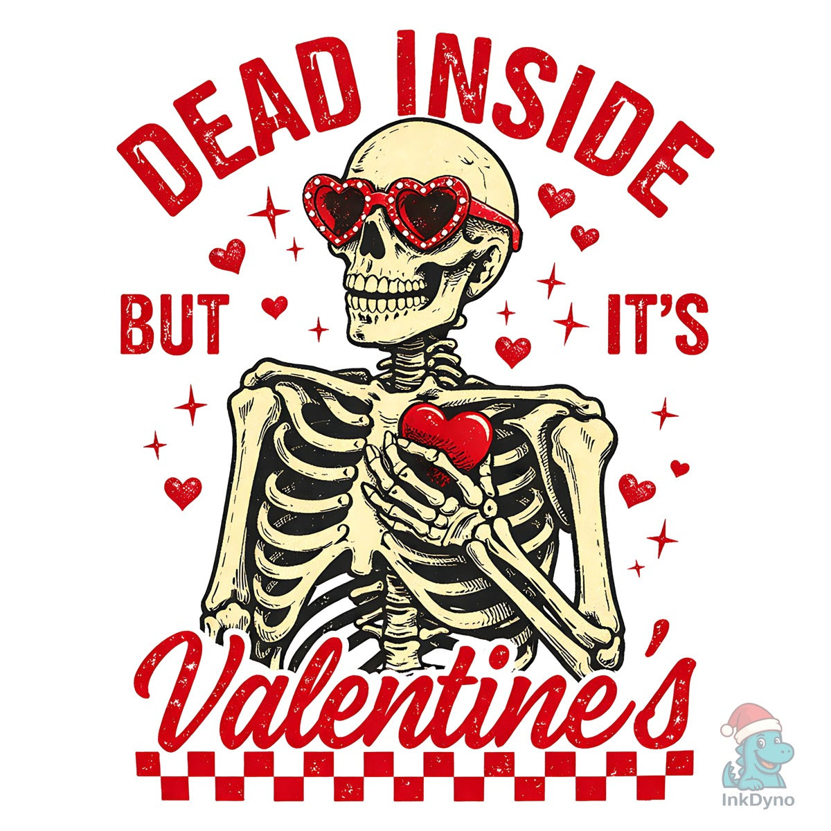 Dead Inside Valentine skeleton
