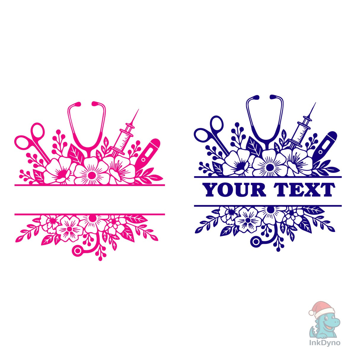 Nurse Split Monogram