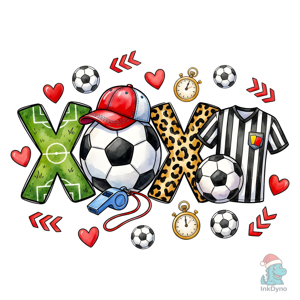 Soccer Valentines Day Xoxo
