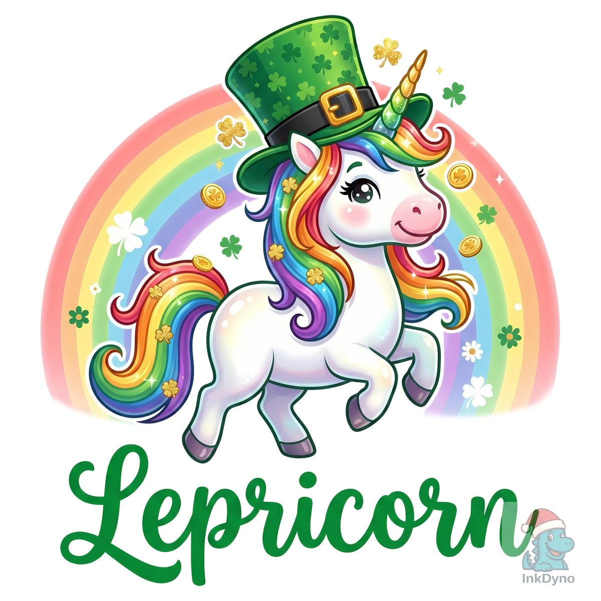 St Patrick's Day Lepricorn Cute Unicorn