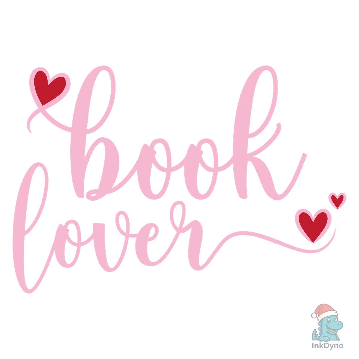 Book Lover Script Text Coquette Bow