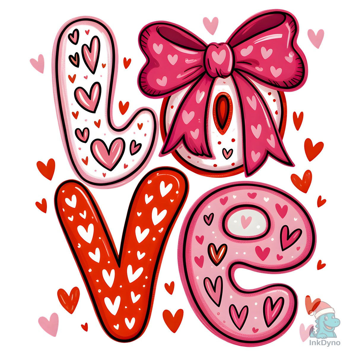 Preppy Coquette Valentine's Day Love