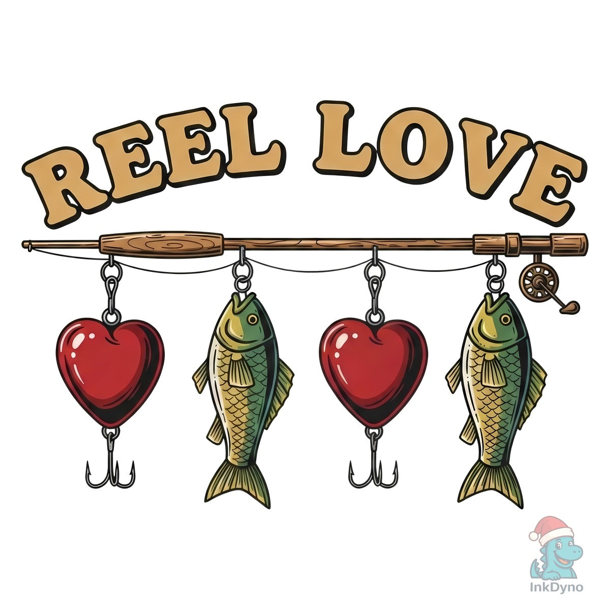 Reel Love Fishing Valentine
