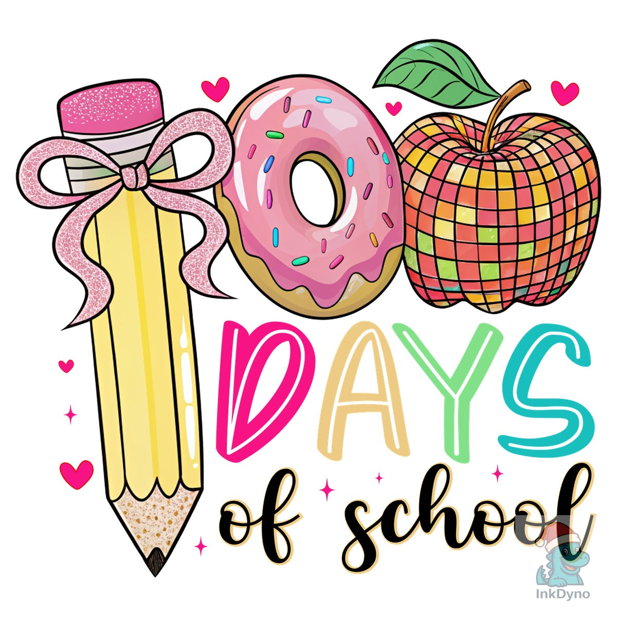 100 Days of School Pencil Coquette