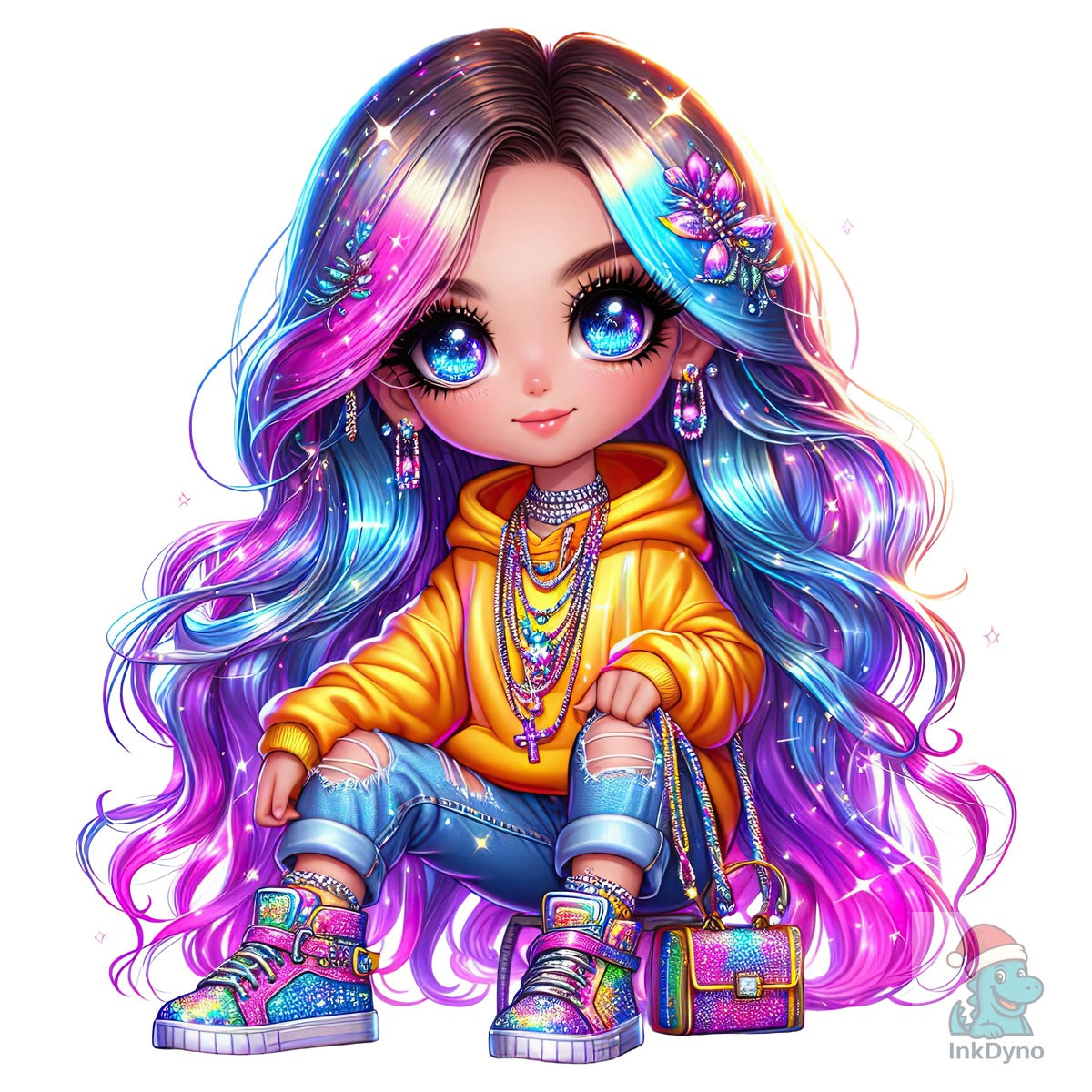 Chibi Girl T-Shirt Printable Design