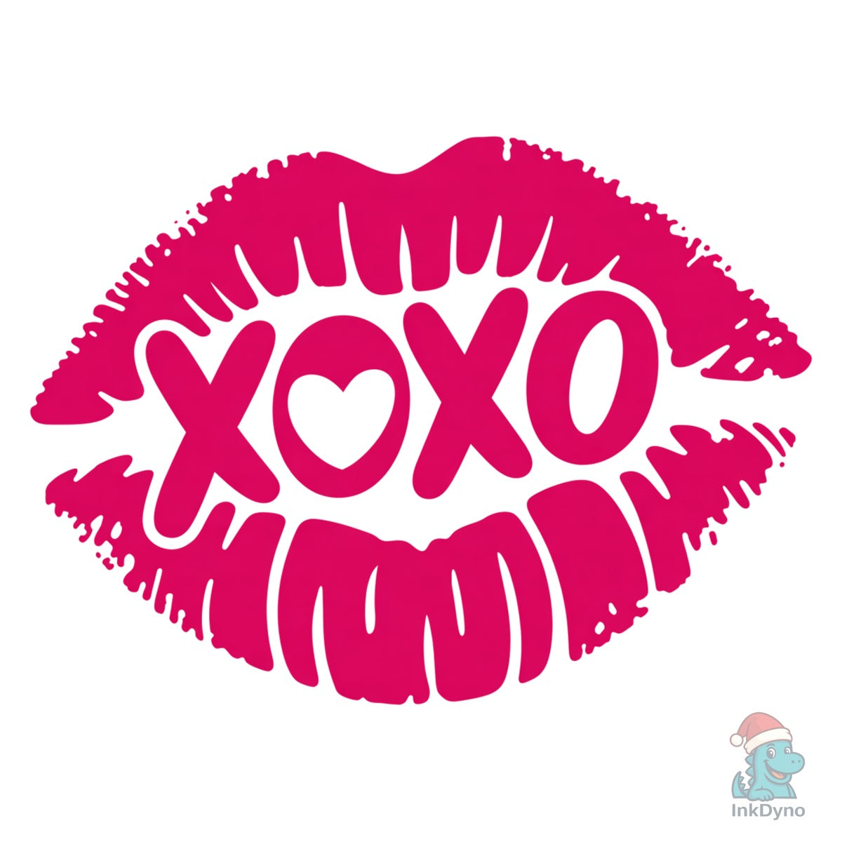 XOXO Bold Lips Valentine